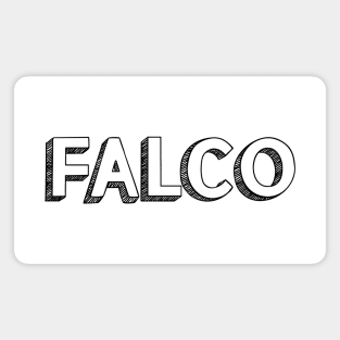 Falco <\\> Typography Design Magnet